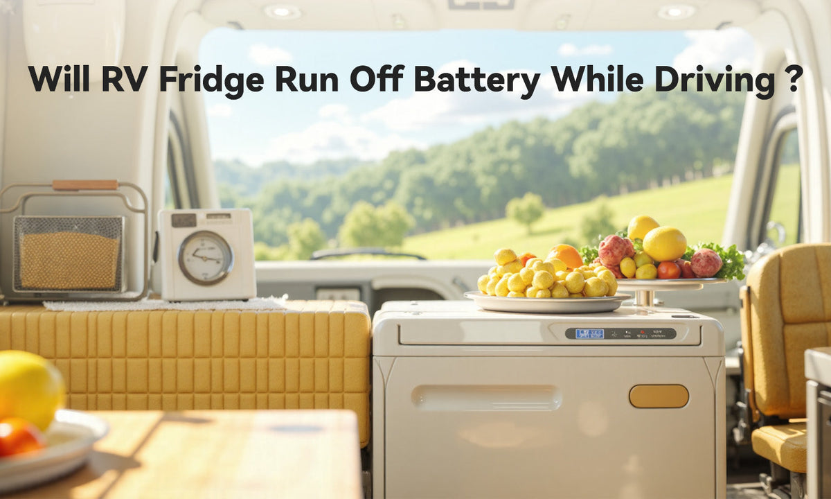 Will RV Fridge Run Off Battery While Driving