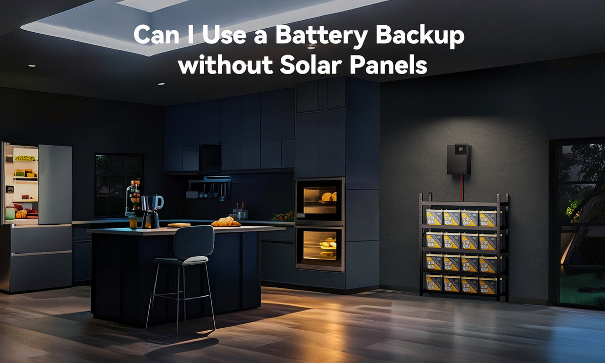 Can I Use a Battery Backup without Solar Panels