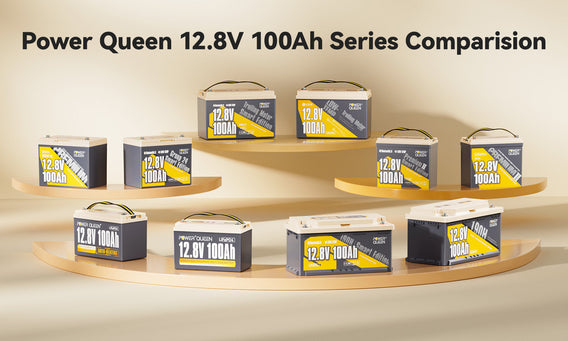 Power Queen 12.8V 100Ah Series Comparision