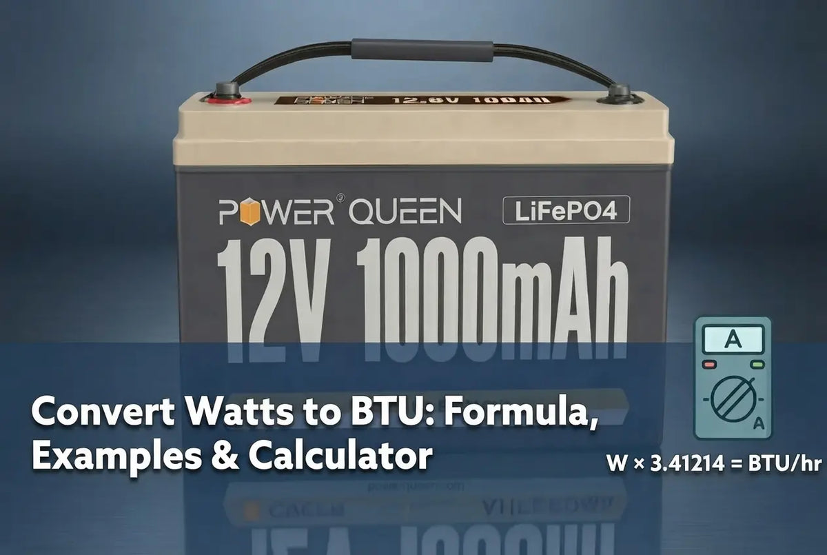 Convert Watts to BTU: Formula, Examples & Calculator