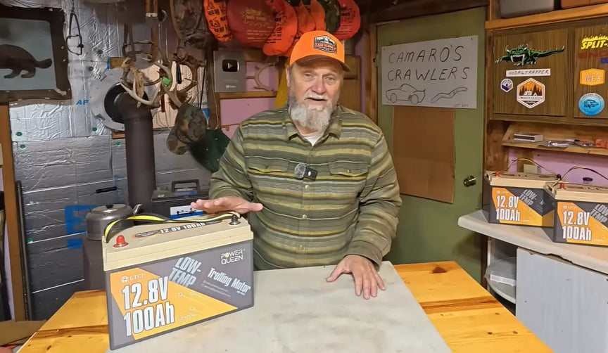 Dave’s Off-Grid Camp & Trolling Motor Journey with Power Queen