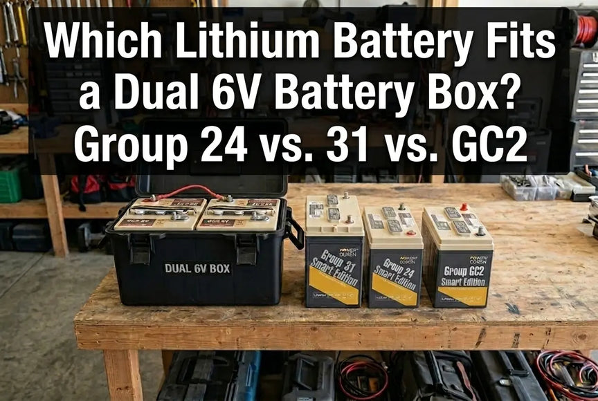 Which Lithium Battery Fits a Dual 6V Battery Box? Group 24 vs. 31 vs. GC2