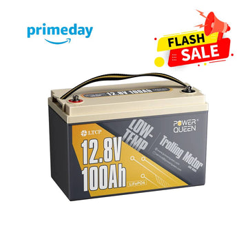 Power Queen 12V 100Ah Low-Temp Deep Cycle Lithium Battery