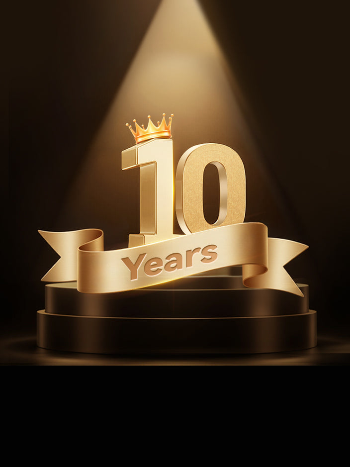 10X Longer Lifespan – 4000+ Cycles | 10 Years of Use