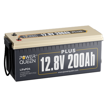 Power Queen 12V 200Ah PLUS Deep Cycle Lithium Battery