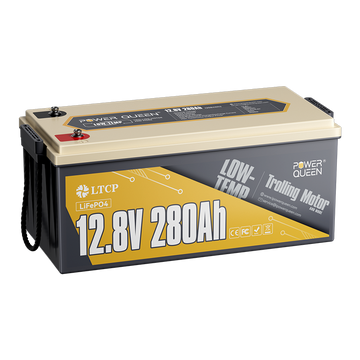 Power Queen 12V 280Ah Low-Temp Deep Cycle Lithium Battery
