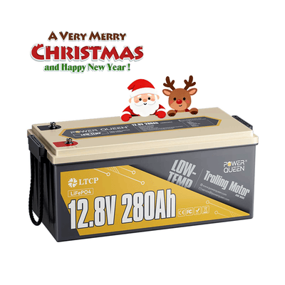 Power Queen 12V 280Ah Low-Temp Deep Cycle Lithium Battery