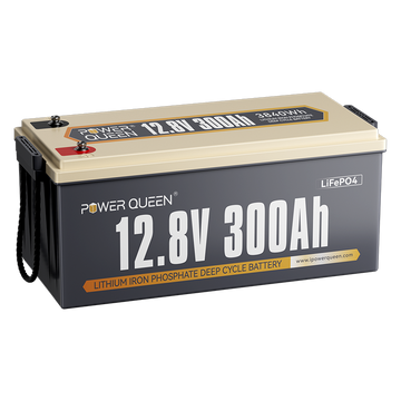 Power Queen 12V 300Ah Deep Cycle Lithium Battery