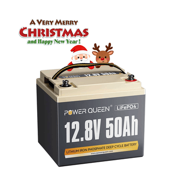 Power Queen 12V 50Ah Deep Cycle Lithium Battery