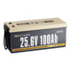 Power Queen 24V 100Ah Deep Cycle Lithium Battery