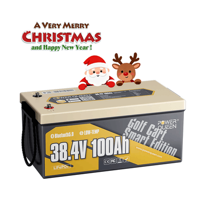 Power Queen 36V 100Ah Smart Deep Cycle Lithium Battery