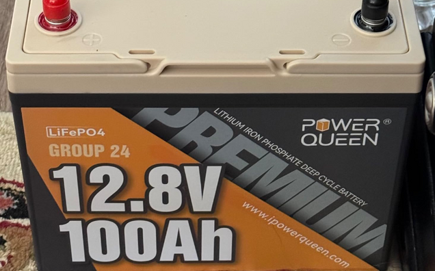 Power Queen 12v 100ah deep cycle battery