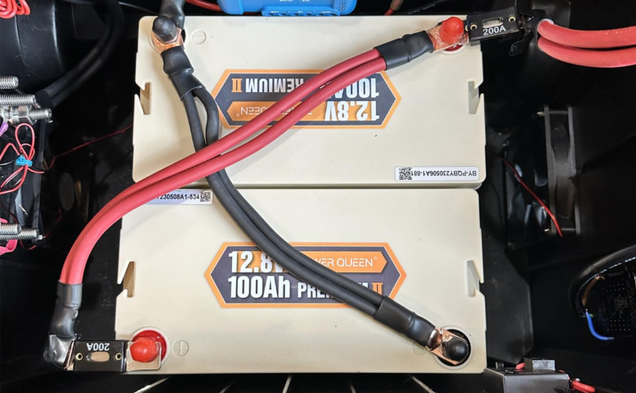 2 12V Lithium LiFePO4 Batteries for Portable Solar Generator