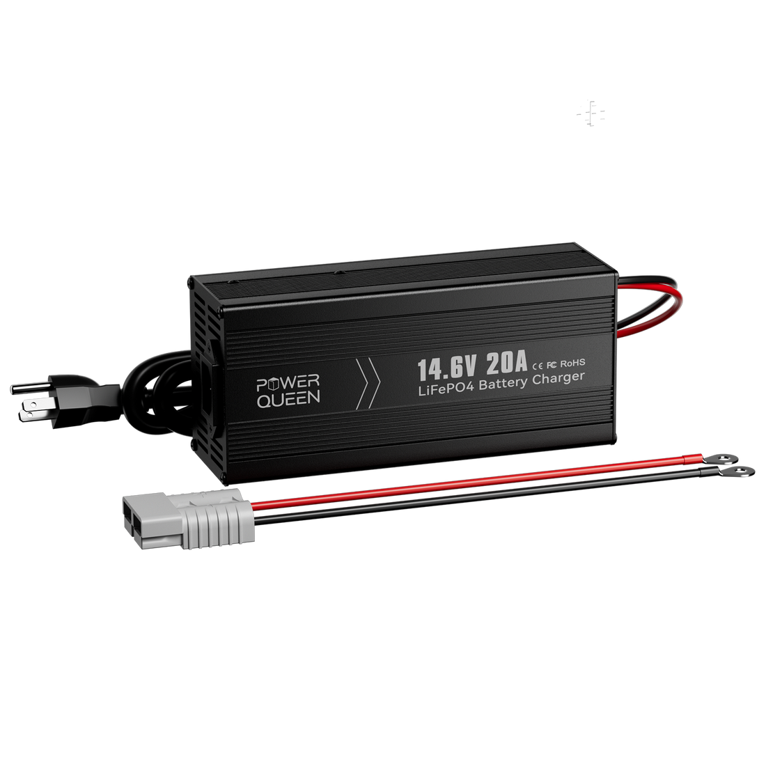 Power Queen 14.6V 20A LiFePO4 Battery Charger For 12V LiFePO4 Lithium Battery Power Queen