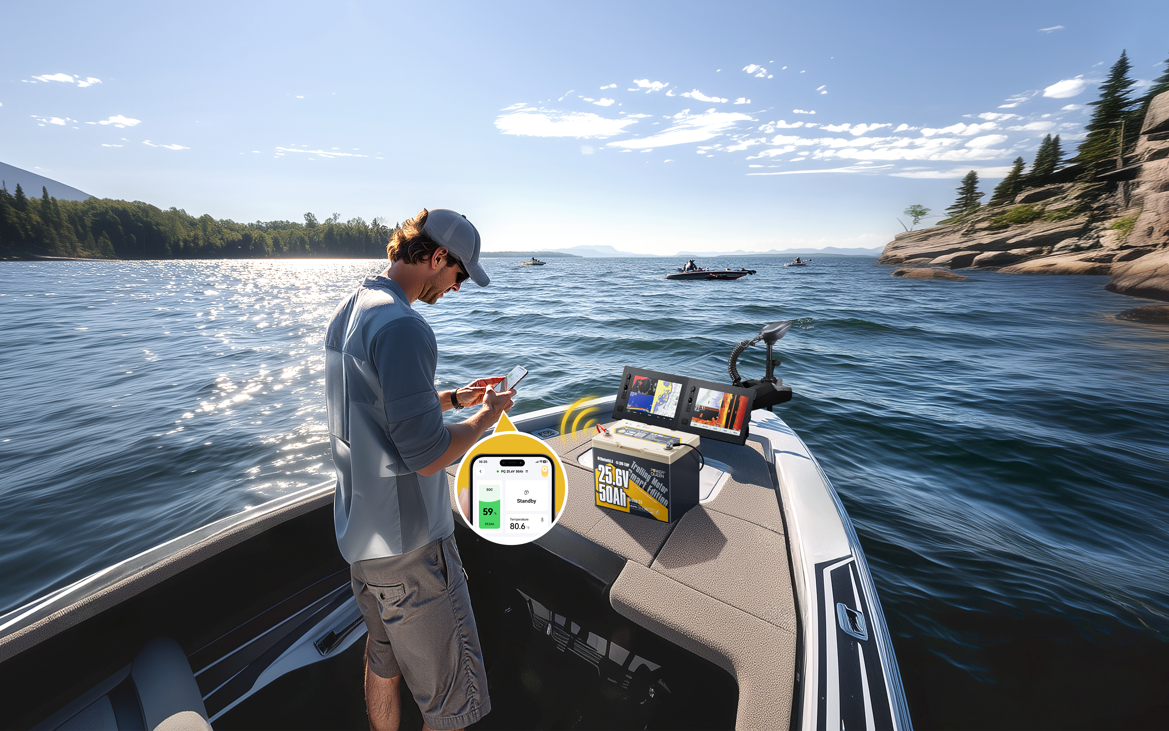 24v 50ah lithium battery for trolling motor