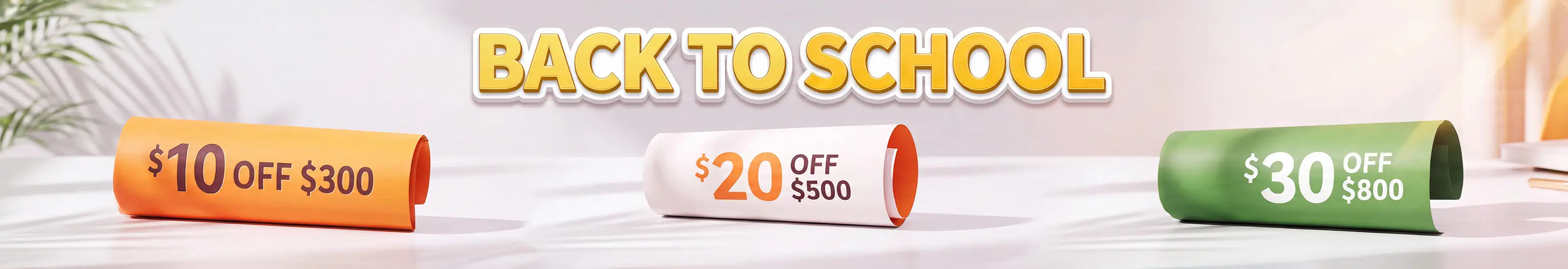 Power Queen Back To School,$10 OFF $300 ,$20 OFF $500 ,$30 OFF $800