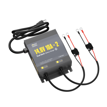 Power Queen 2-Bank 10A (10A/Bank) Dual Smart Battery Charger-Main Image-7