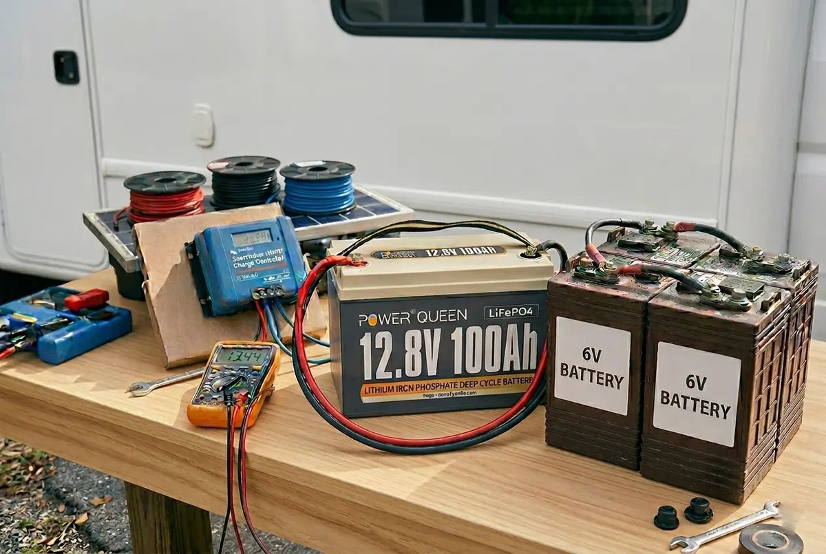 6V to 12V Lithium Conversion: How to Simplify and Modernize Your RV Battery Bank