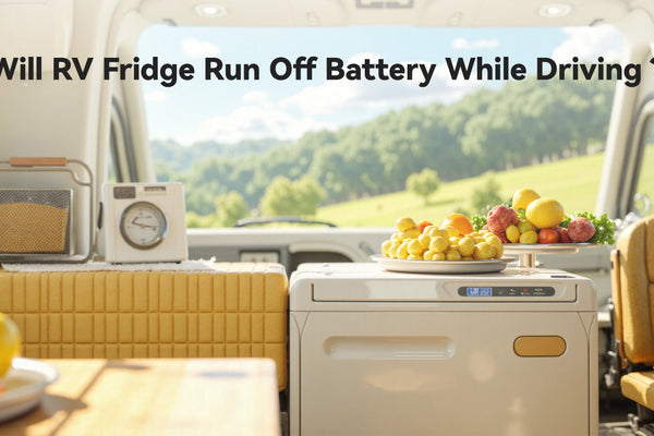 Will RV Fridge Run Off Battery While Driving?