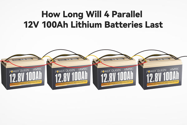 How Long Will 4 Parallel 12V 100Ah Lithium Batteries Last