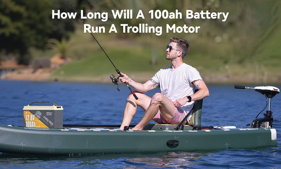 How Long Will A 100ah Battery Run A Trolling Motor