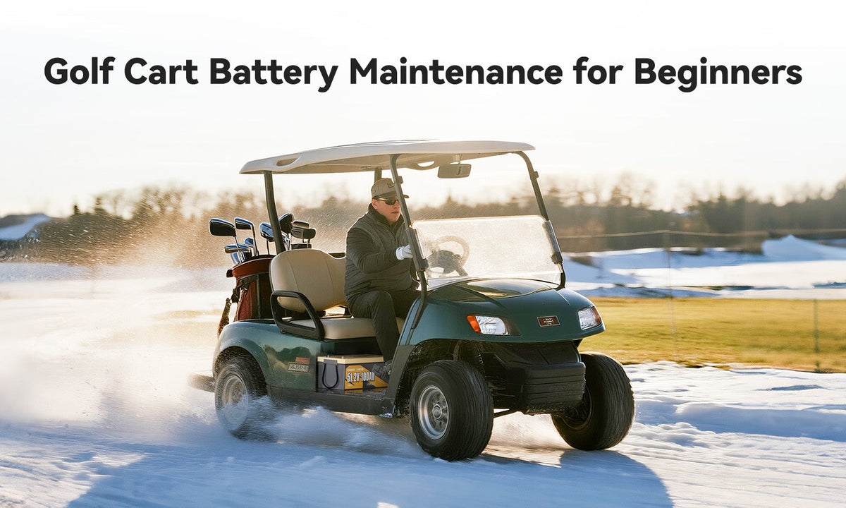 Golf Cart Battery Maintenance for Beginners