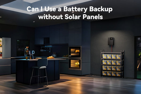 Can I Use a Battery Backup without Solar Panels?