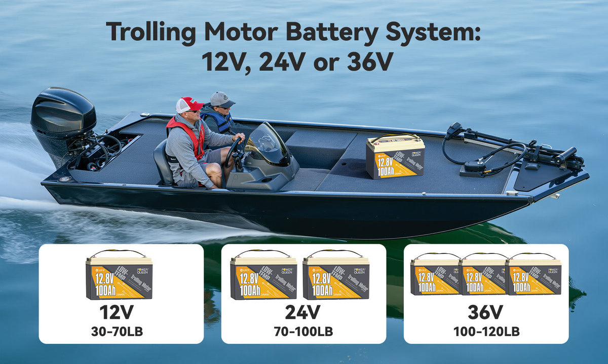 Trolling Motor Battery System: 12V, 24V, or 36V