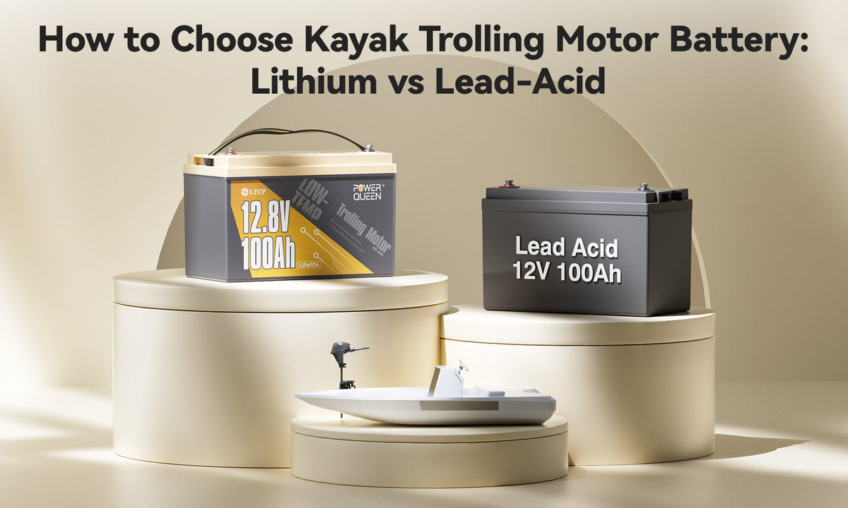 How to Choose Kayak Trolling Motor Battery: Lithium vs. Lead-Acid