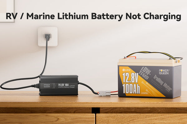 RV / Marine Lithium Battery Not Charging? Read to Solve!