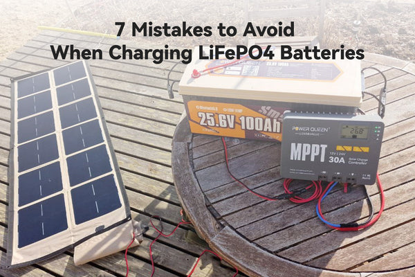 [Newest] 7 Mistakes to Avoid When Charging LiFePO4 Batteries