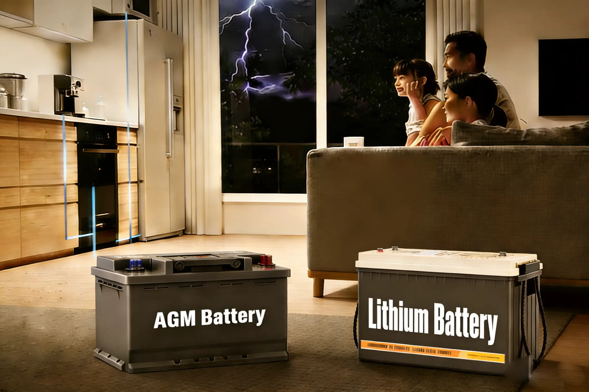 AGM vs Lithium Ion Backup Batteries: Why Some Systems Lose Power at 50%