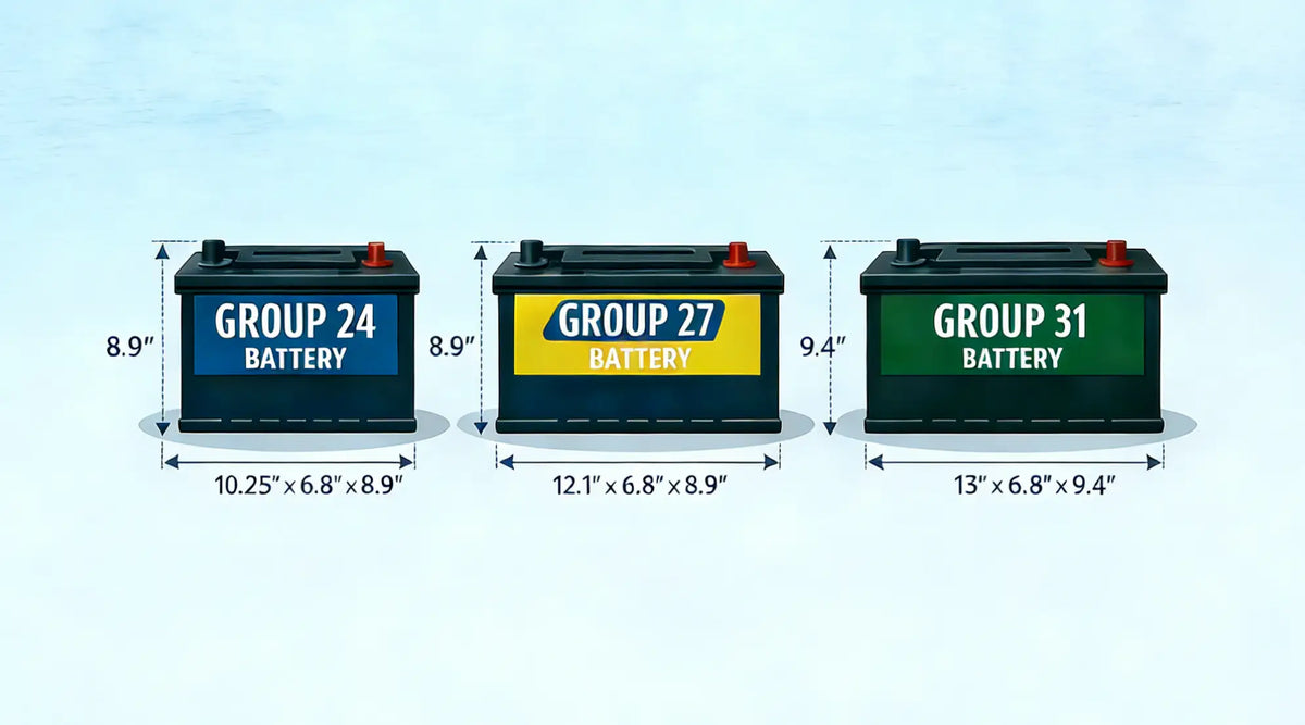 Marine Battery Group Size Chart & Guide