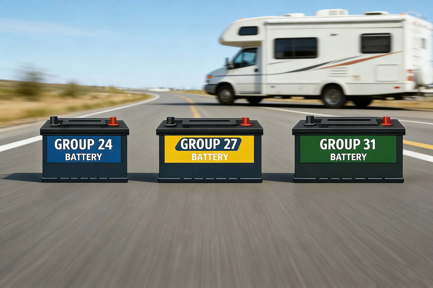 RV Battery Size Chart Guide: Group 24 vs 27 vs 31