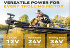 Trolling Motor Battery System: 12V, 24V, or 36V