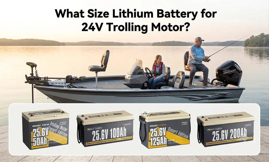 What Size Lithium Battery for 24V Trolling Motor?