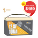 ⚡[Final $189]⚡Power Queen 12V 100Ah Low-Temp Deep Cycle Lithium Battery
