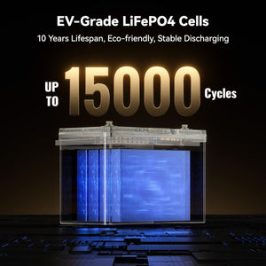 [Like New] Power Queen 12V 125Ah Group27 Smart Deep Cycle Lithium Battery - Power Queen US