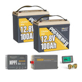 Power Queen 12V 100Ah Mini Deep Cycle Lithium Battery