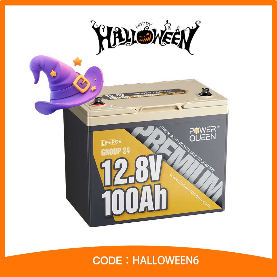 12v100ah-group24_Power Queen lithium batteries Halloween Main Product Image