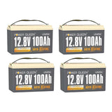 Power Queen 12V 100Ah Self-Heating Deep Cycle Lithium Battery