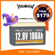 ⚡[Final $179]⚡Power Queen 12V 100Ah Group 31 Deep Cycle Lithium Battery