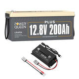 Power Queen 12V 200Ah PLUS Deep Cycle Lithium Battery