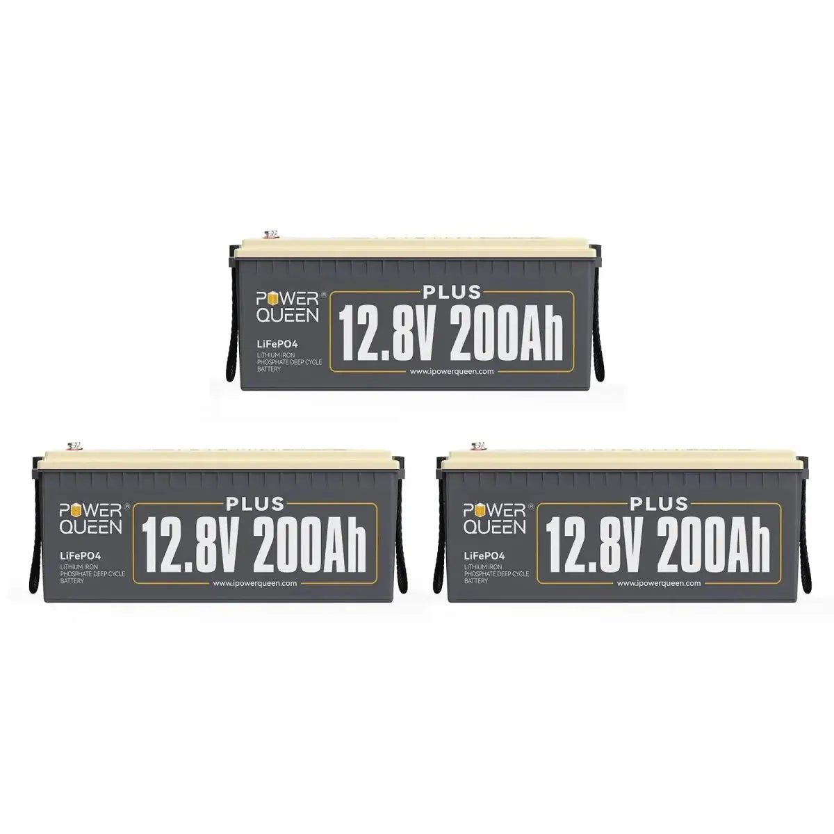 Power Queen 12V 200Ah PLUS Deep Cycle Lithium Battery