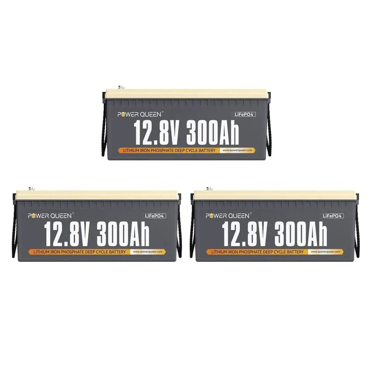 Power Queen 12V 300Ah Deep Cycle Lithium Battery