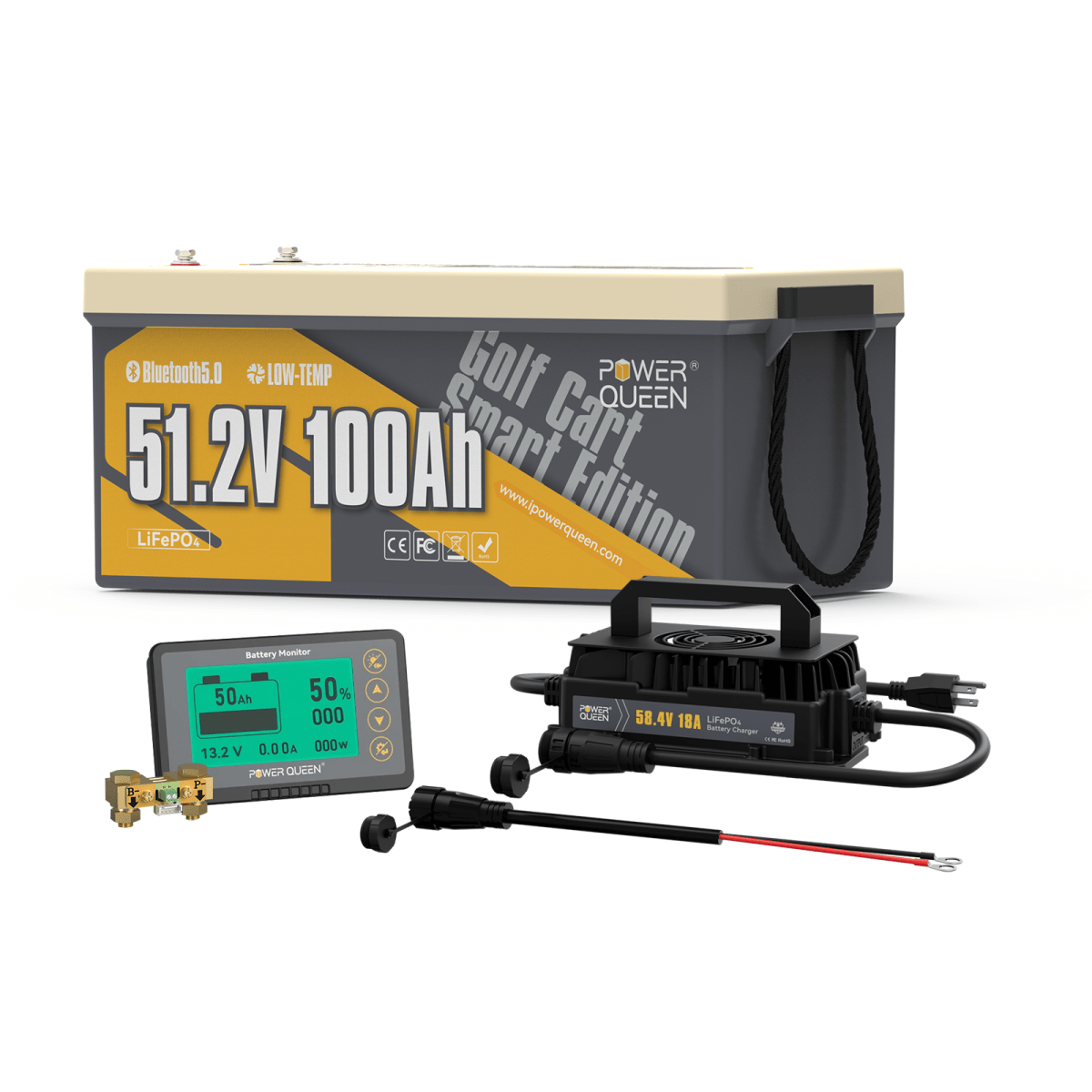 power_queen_48v_18a_Lifepo4_battery_charger_fast_charge