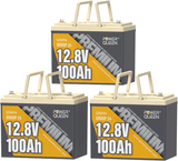 Power Queen 12V 100Ah Group 24 Deep Cycle Lithium Battery