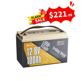 Power Queen 12V 100Ah Low-Temp Deep Cycle Lithium Battery