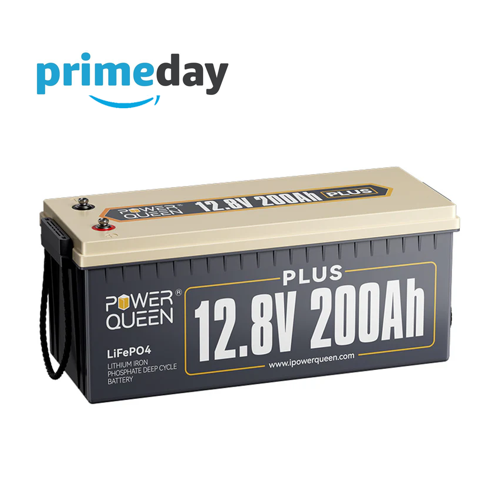 Power Queen 12V 200Ah PLUS Deep Cycle Lithium Battery