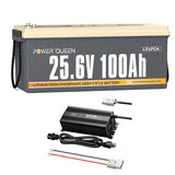 Power Queen 24V 100Ah Deep Cycle Lithium Battery